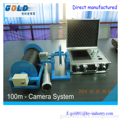 drilling hole and borehole inspection camera for water well